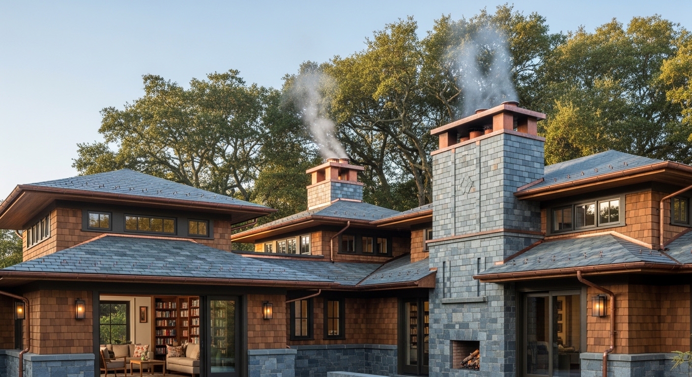 Natural Slate Roof Cover