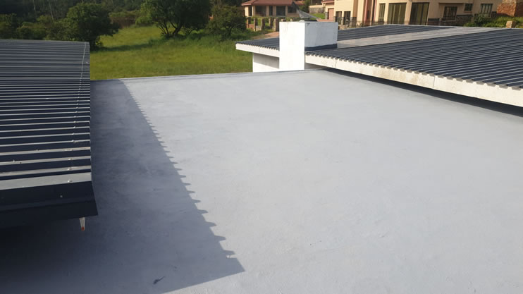 new concrete roof slab waterproofing
