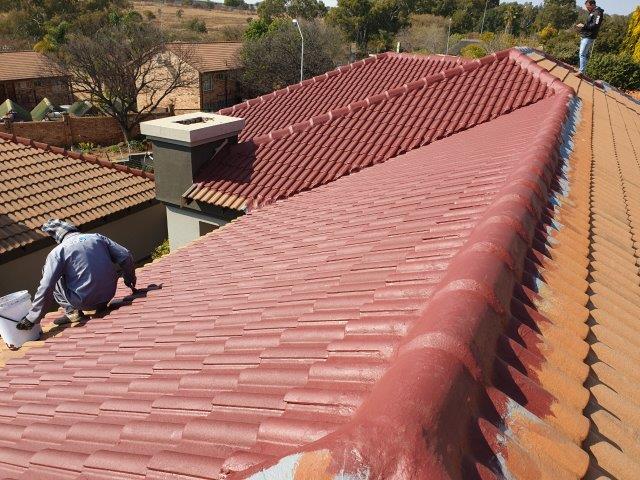 Tile roof waterproofing and painting - Renew