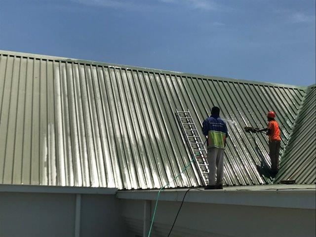 Crawford Colledge Roof Painting