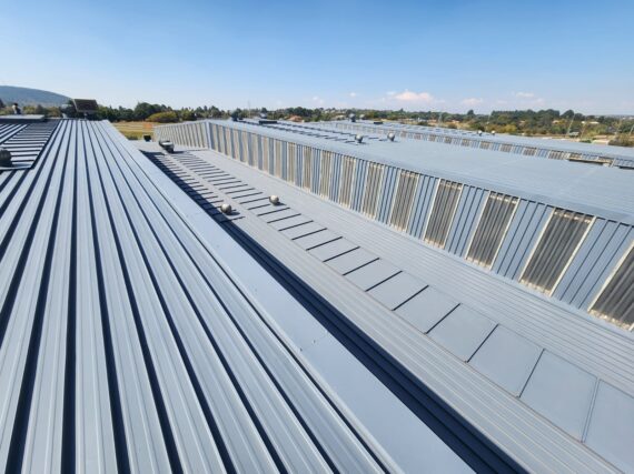 13. Factory Roof Painting Completed