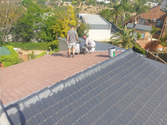 4.Tile Roof Painting maintenance - Moreleta Park Pretoria